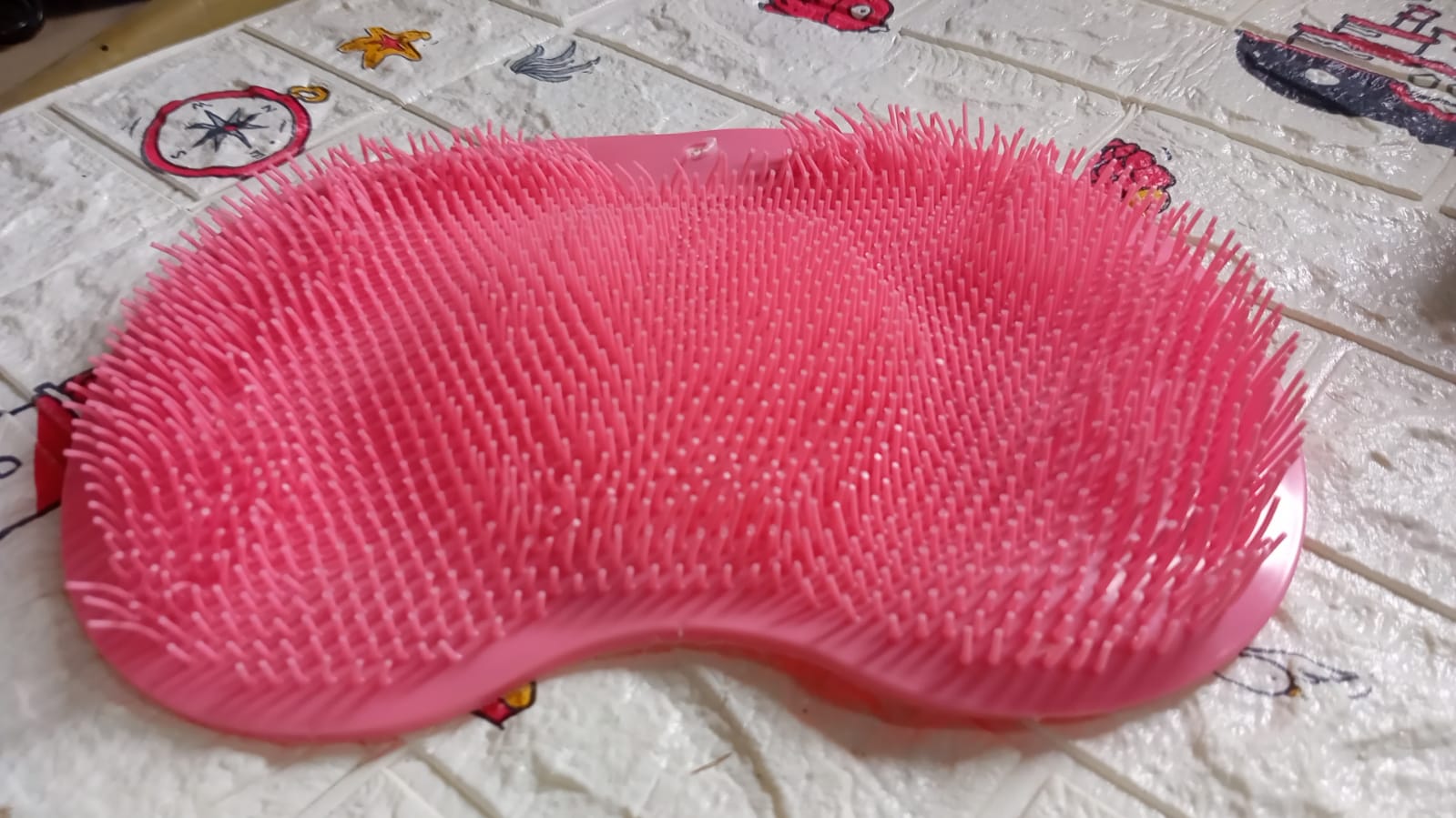 9310 Silicone Bath Massage Cushion with Suction Cup, Shower Foot Scubber Brush Foot Bath Mat Scrubber, Anti-Slip Exfoliating Dead Skin Massage Pad Lazy Wash Feet Bathroom Mat 9310 Silicone Bath Massage Cushion with Suction Cup, Shower Foot Scubber Brush Foot Bath Mat Scrubber, Anti-Slip Exfoliating Dead Skin Massage Pad Lazy Wash Feet Bathroom Mat